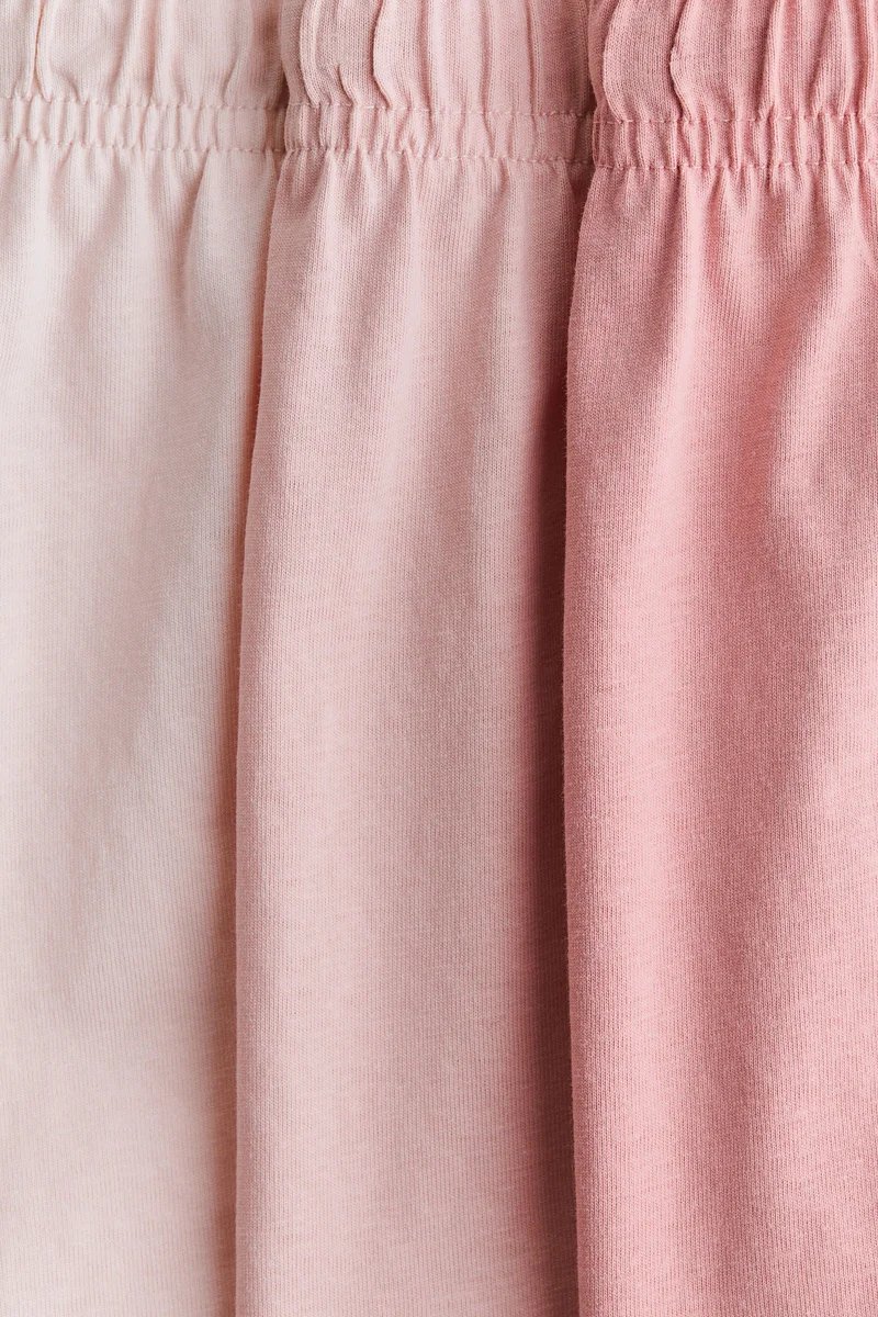 اتش اند ام عبوة من 3 شورتات من قطن الجيرسيه